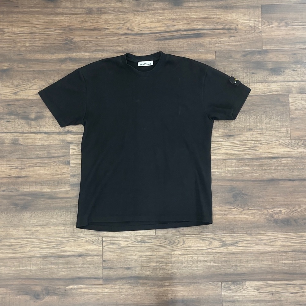 Black Men's stone island set (size L)
